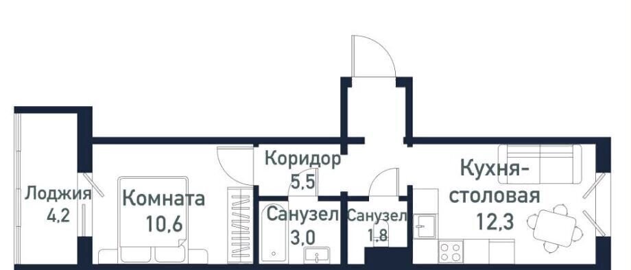 квартира г Челябинск ул Лавровая 3 фото 16