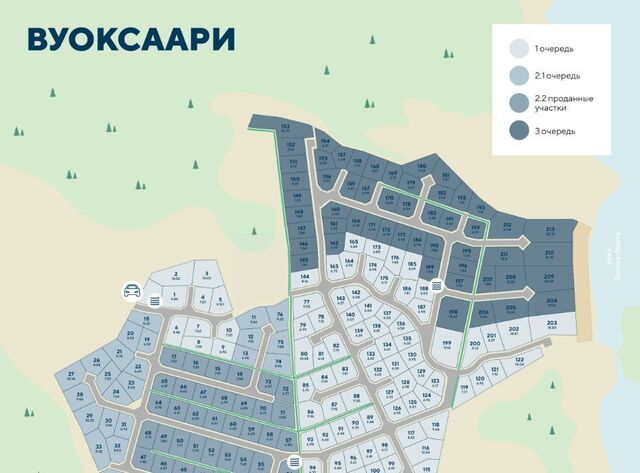 земля Ромашкинское с/пос, Вуоксаари кп фото