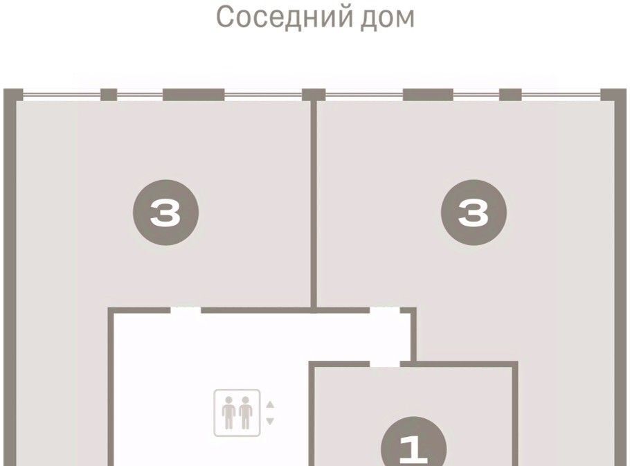 квартира г Сургут ЖК «Нефть» 1-й, 1-й мкр фото 2