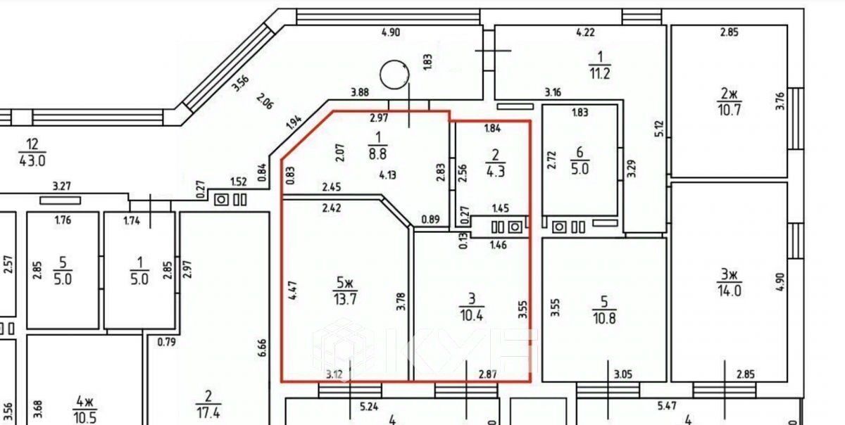 квартира р-н Зеленоградский г Зеленоградск ул Тургенева 14 фото 14