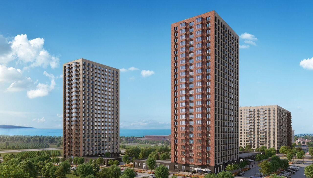 квартира г Новороссийск р-н Южный 17 мкр. ул. Мурата Ахеджака, стр. 3В фото 2