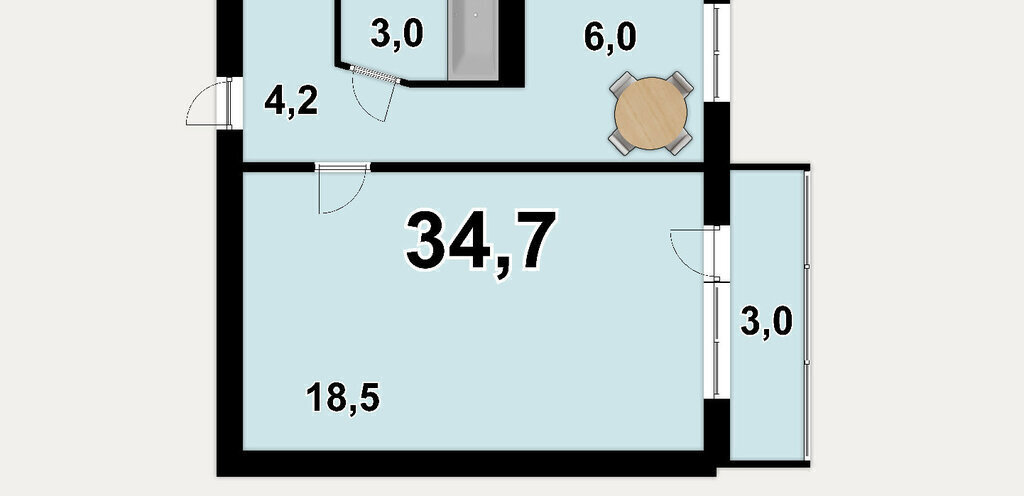 квартира г Саратов р-н Кировский проезд 2-й Магнитный 52 фото 2