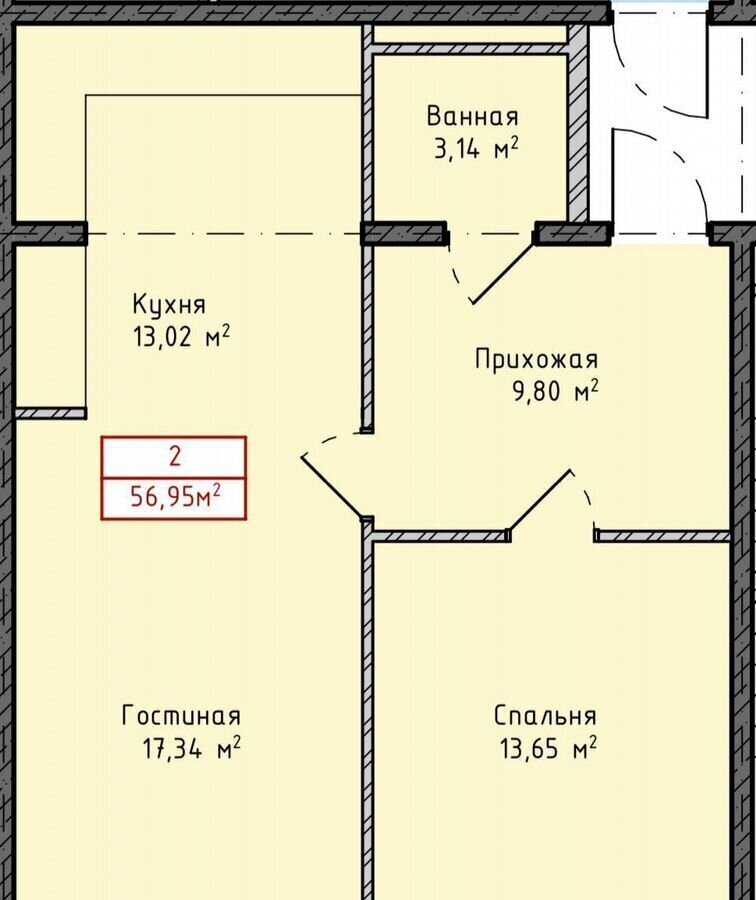 квартира г Махачкала р-н Кировский ул Даганова 139 Кировский внутригородской район фото 4