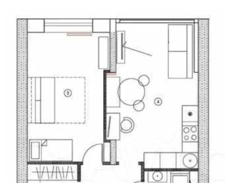 квартира г Саратов р-н Кировский ул им Академика Семенова Н.Н. 19 фото 22
