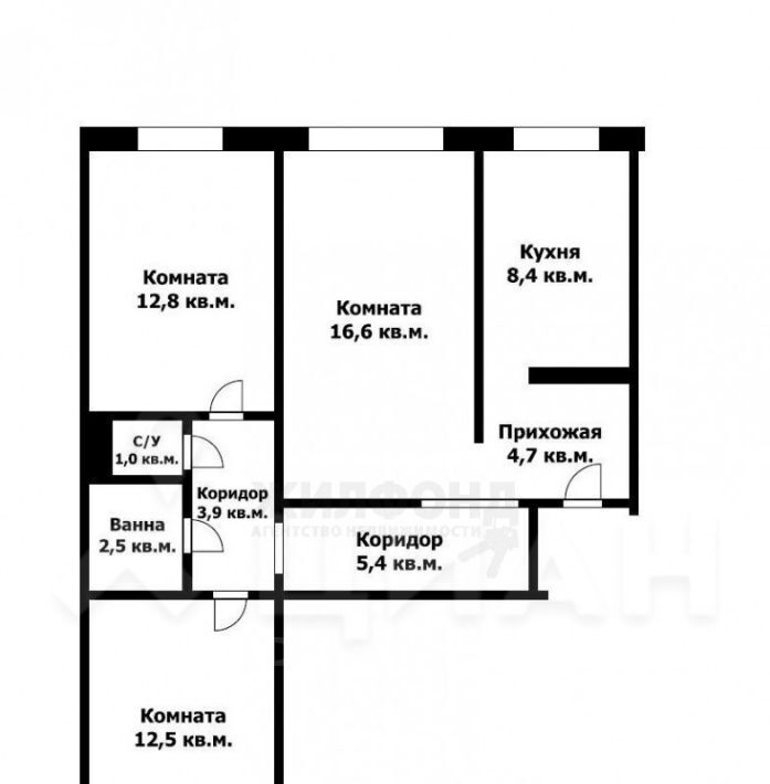 квартира г Челябинск р-н Тракторозаводский ул Комарова 137 фото 2