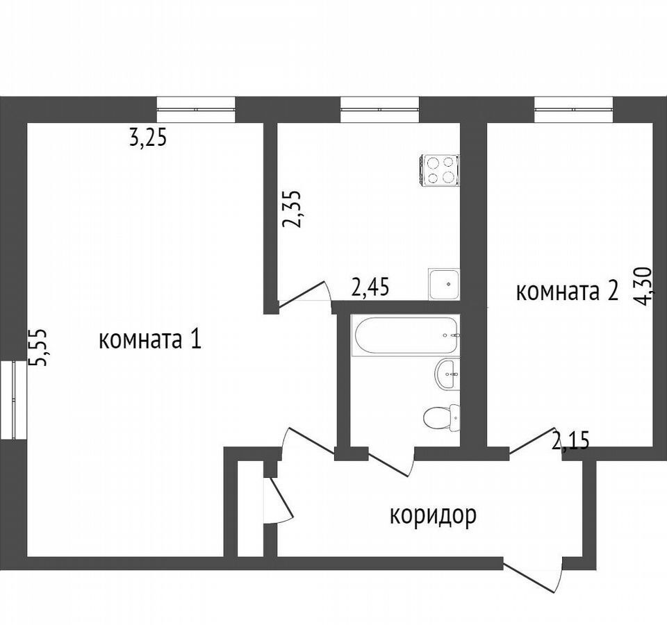 квартира г Улан-Удэ р-н Железнодорожный ул Моцарта 4 мкр-н Загорск фото 16