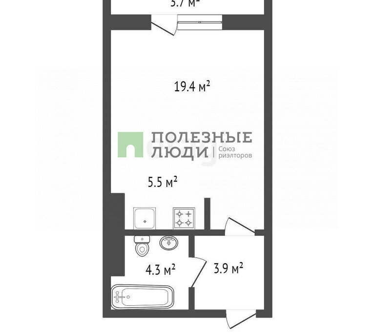 квартира г Красноярск р-н Советский ул Спандаряна 1 фото 14