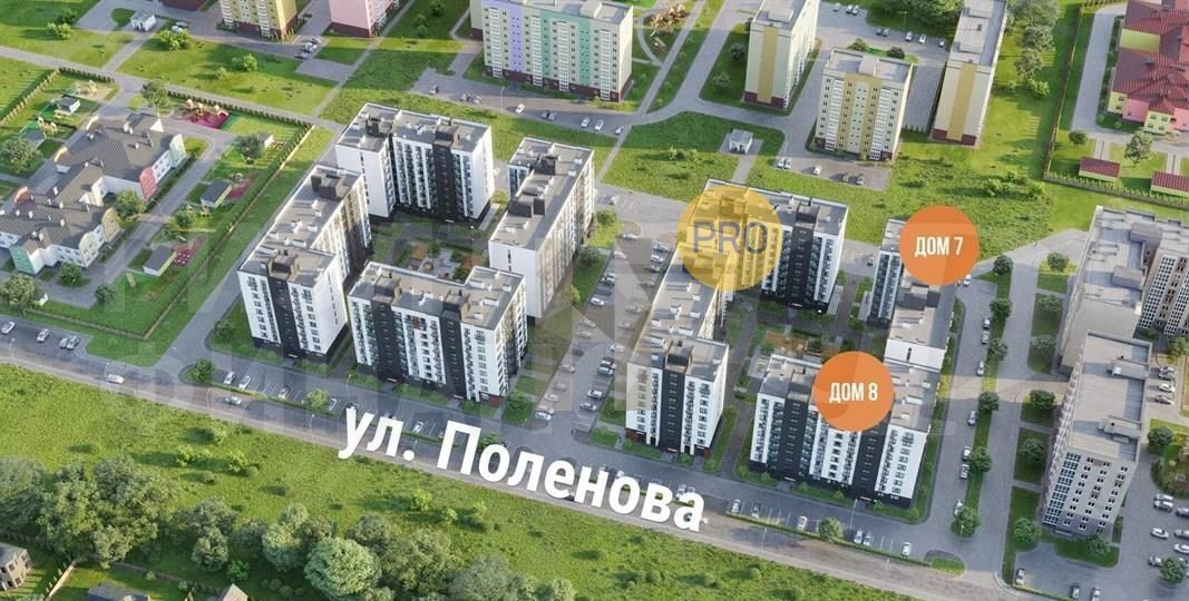 квартира г Калининград р-н Московский ул Поленова 8 ЖК «Этюд» фото 12