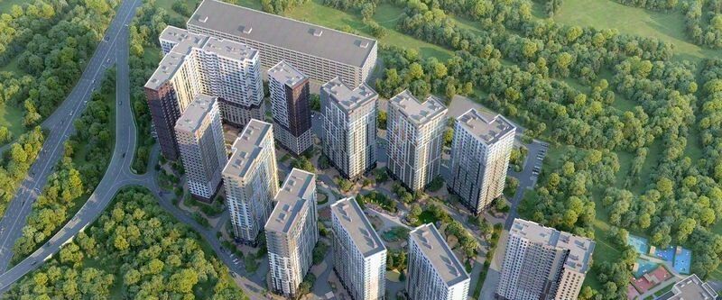 квартира г Одинцово р-н мкр Клубничное поле ЖК «Одинград. Квартал «Семейный»» 6 Молодёжная фото 3