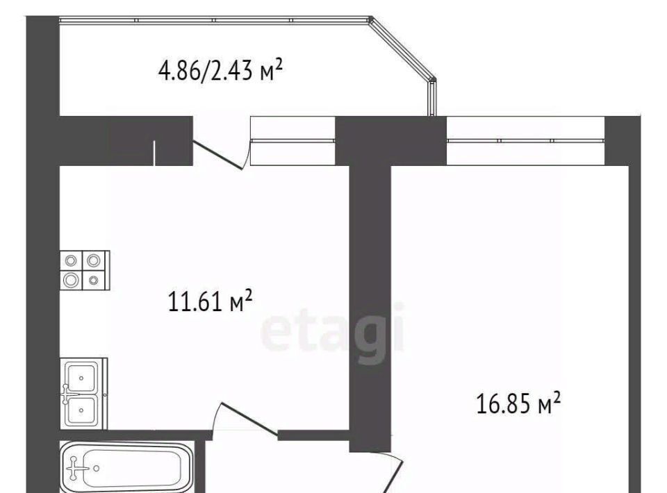 квартира г Тюмень р-н Калининский ул Мельникайте 138а/1 фото 1