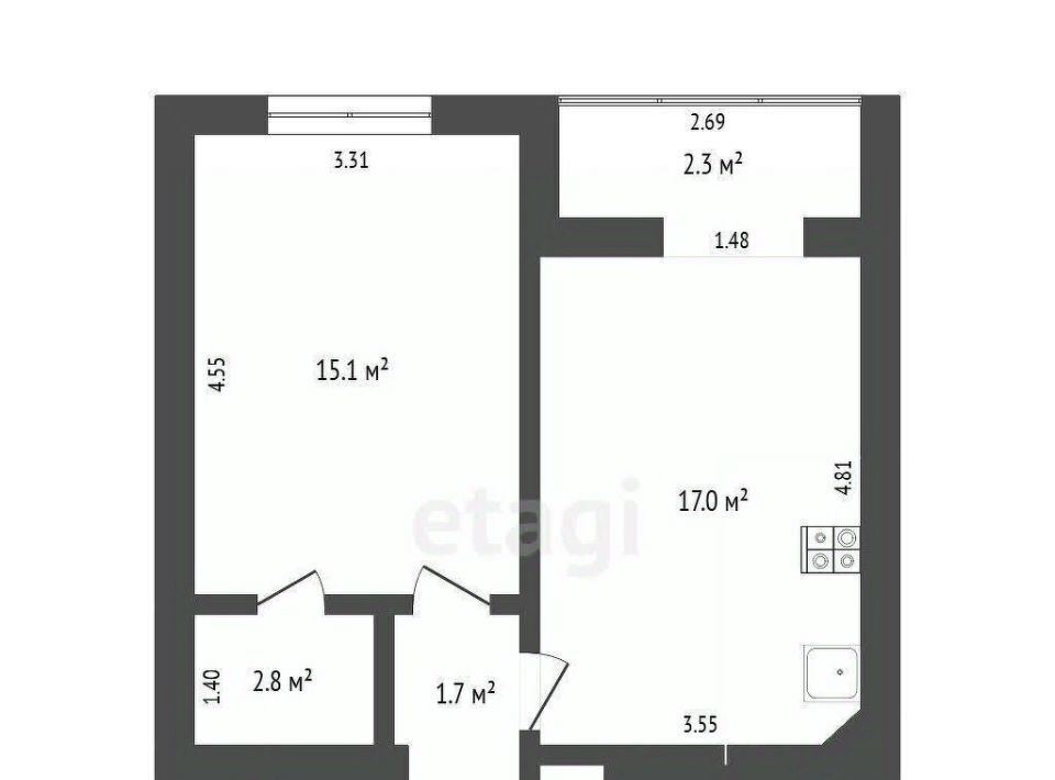 квартира г Тюмень р-н Центральный ул Холодильная 142 фото 3