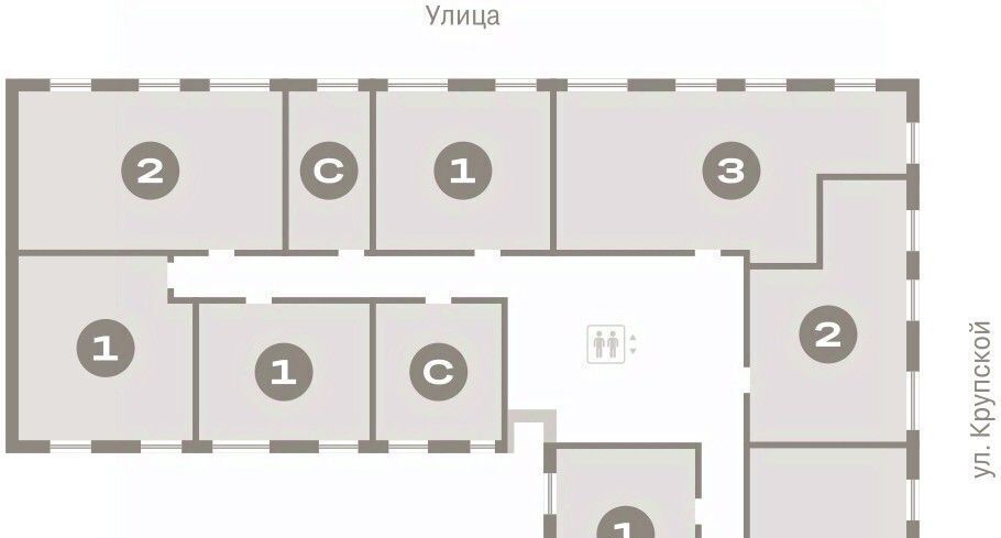 квартира г Омск р-н Кировский ул. Б. Г. Шаронова, 9 фото 2