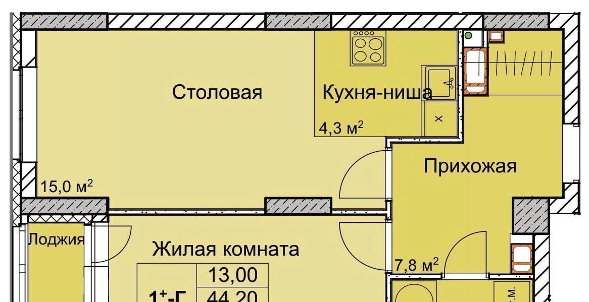 квартира г Нижний Новгород Горьковская ул 1-я Оранжерейная 24а фото 1