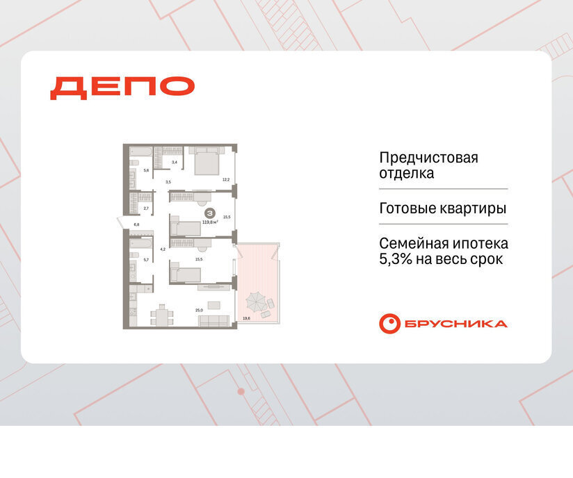 квартира г Екатеринбург Уральская Старая Сортировка ЖК Квартал Депо жилой район Сортировочный фото 1