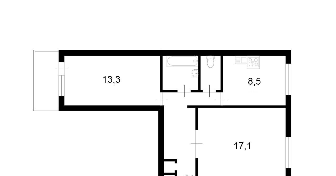 квартира г Москва метро Строгино ул Таллинская 3к/1 фото 2