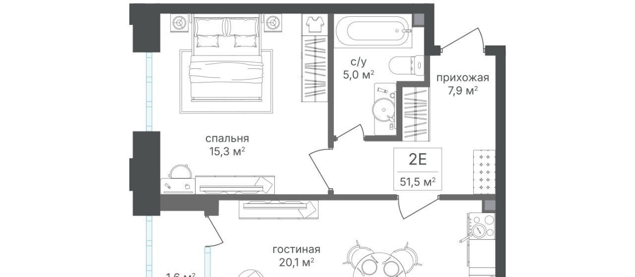 квартира г Москва метро Водный стадион ул Михалковская 48к/1 фото 3