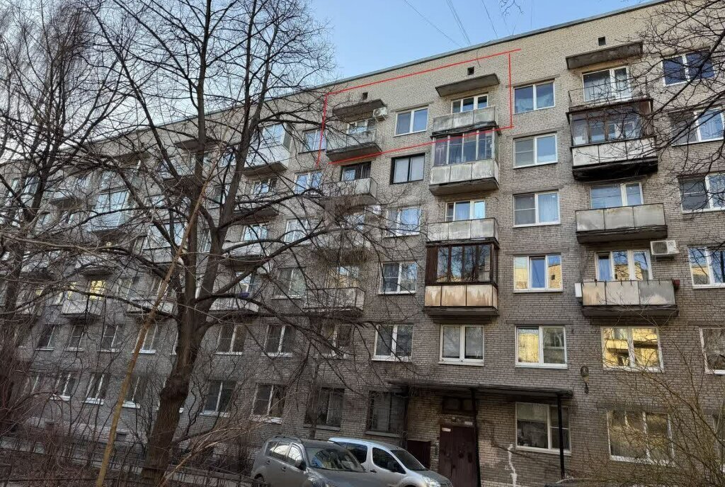 квартира г Санкт-Петербург метро Василеостровская Средний проспект Васильевского острова, 61Б фото 26