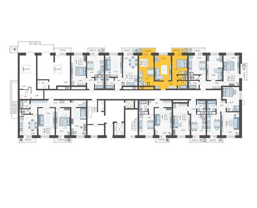 квартира г Краснодар микрорайон 9-й километр ул Ярославская 115/6 фото 2