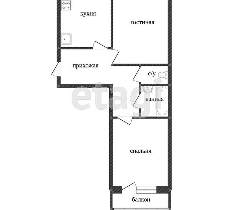 квартира г Миасс ул Азовская 19 фото 1