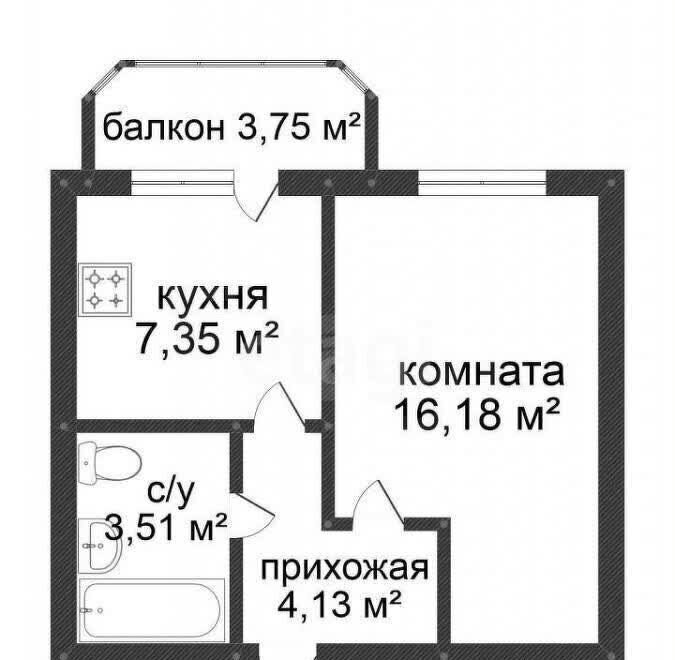 квартира г Тюмень р-н Восточный ул Малая Боровская 28 фото 10