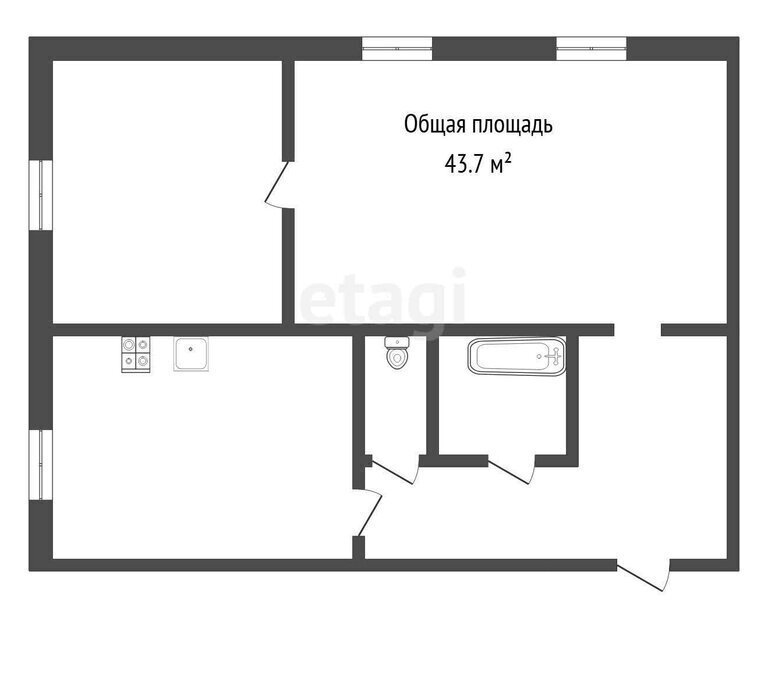 квартира г Киселевск ул Советская 20 фото 1