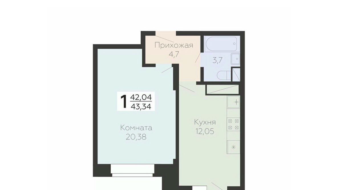 квартира г Подольск микрорайон Красная Горка ул Садовая 3к/1 Силикатная фото 1