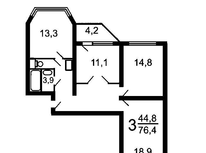 квартира г Москва метро Селигерская б-р Бескудниковский 19к/2 фото 2