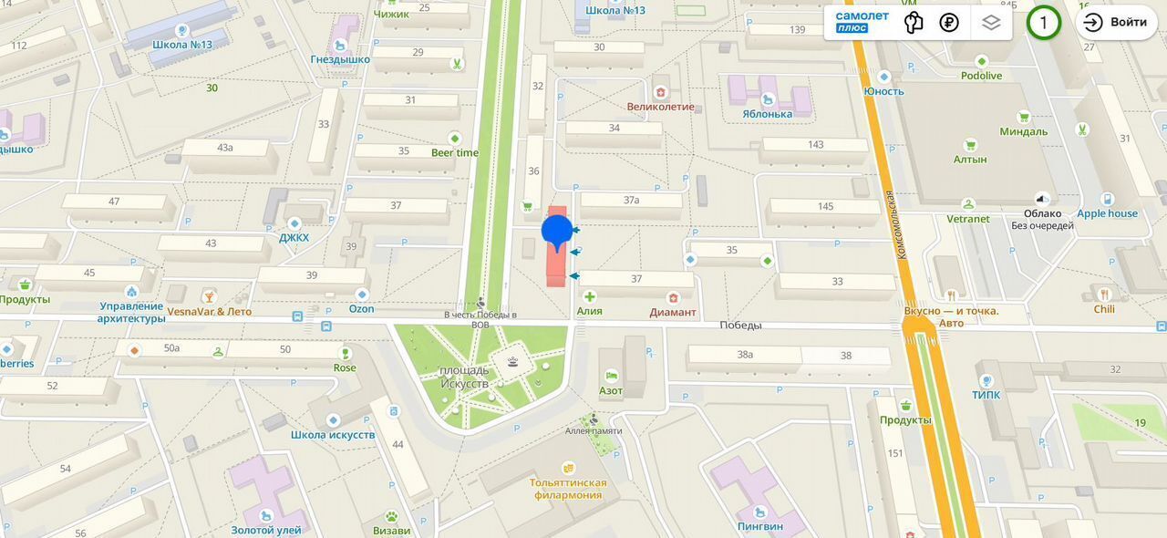 свободного назначения г Тольятти р-н Центральный б-р Молодежный 38 фото 11