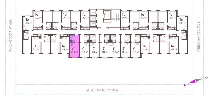 квартира г Санкт-Петербург метро Академическая ул Пахомовская 12к/2 фото 2