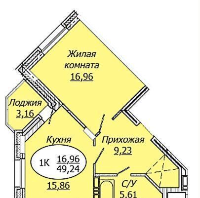 квартира г Новосибирск Золотая Нива ул 2-я Воинская секц. 1. 1 фото 1