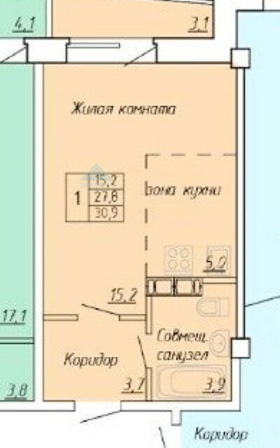 квартира г Абакан ул Ленинского Комсомола 77 фото 11