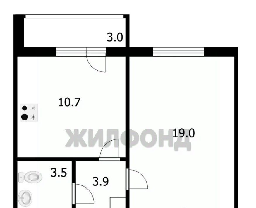 квартира г Новосибирск ул Ивана Севастьянова 10 Площадь Маркса фото 10
