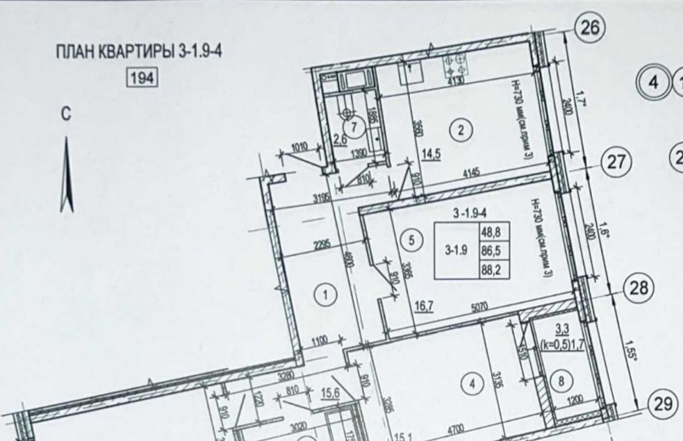 квартира г Санкт-Петербург метро Балтийская б-р Измайловский 4к/1 фото 35