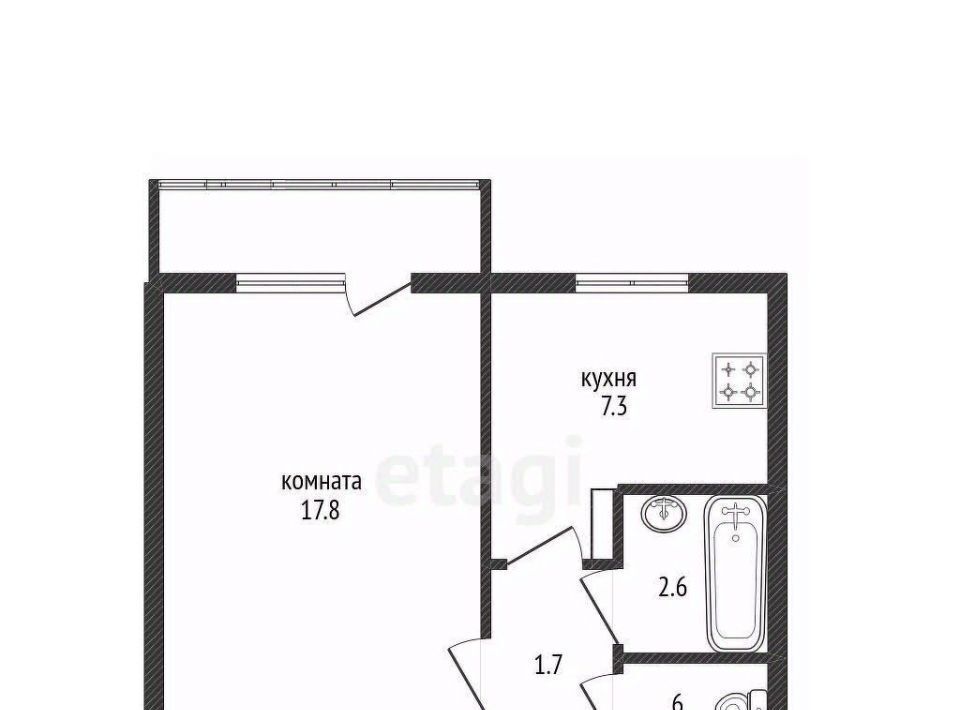 квартира г Краснодар р-н Карасунский ул Уральская 180 фото 2