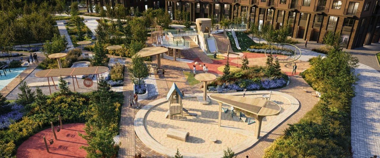 квартира г Екатеринбург микрорайон Сибирский Ботаническая ЖК «Сибирский сад» сад фото 17