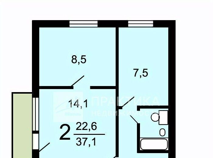 квартира г Москва метро Кузьминки ул Зеленодольская 32к/2 фото 2