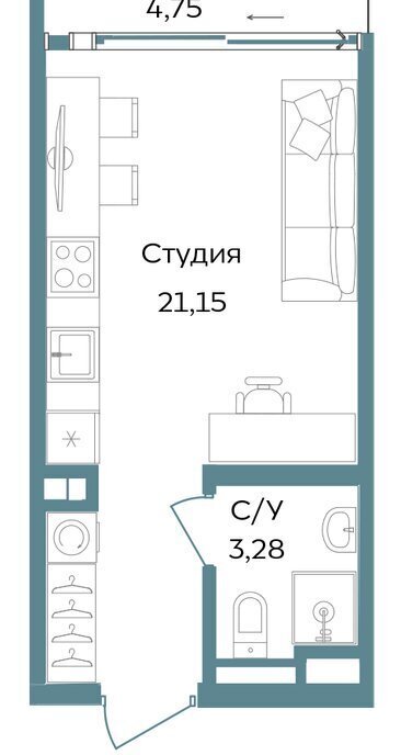 квартира г Саки курортный кластер Темпо фото 1