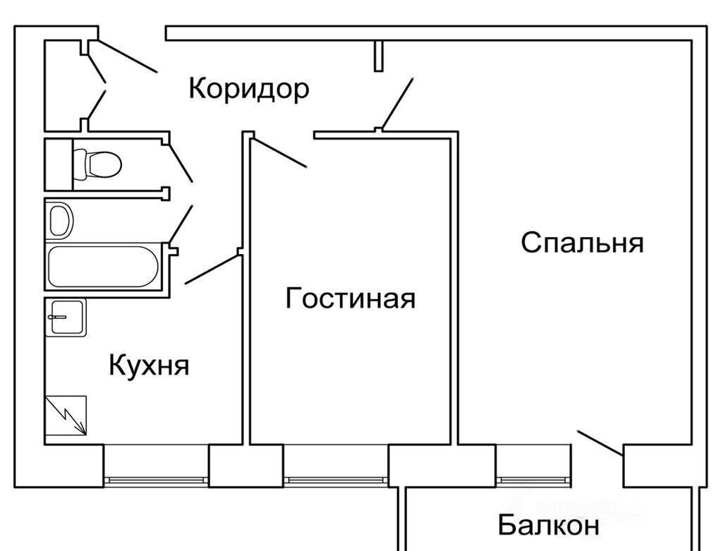 квартира г Москва метро Войковская пер 2-й Новоподмосковный 8 фото 28