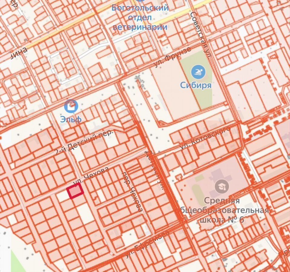 земля г Боготол ул Полевая фото 3