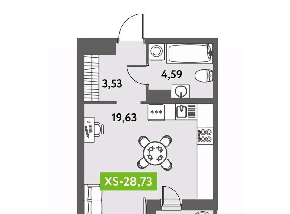 квартира г Санкт-Петербург ул Среднерогатская 11к/2 Звездная фото 1