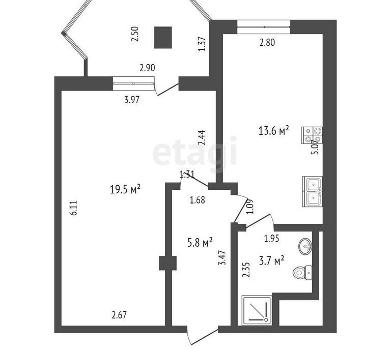 квартира г Якутск ул Халтурина 22/2 фото 1