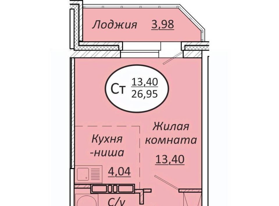 квартира г Новосибирск Октябрьская фото 1