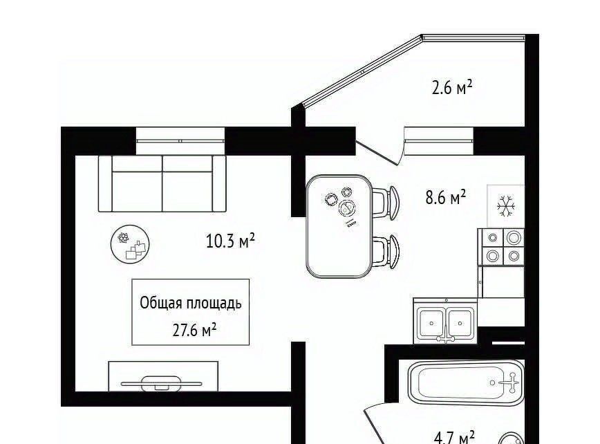 квартира г Новосибирск Октябрьская ул Ясный Берег 25 фото 1