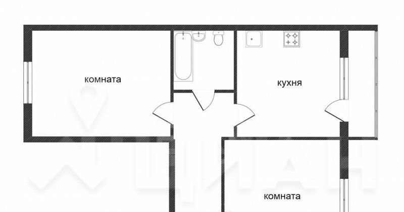 квартира г Енисейск ул Пушкина 1 фото 2