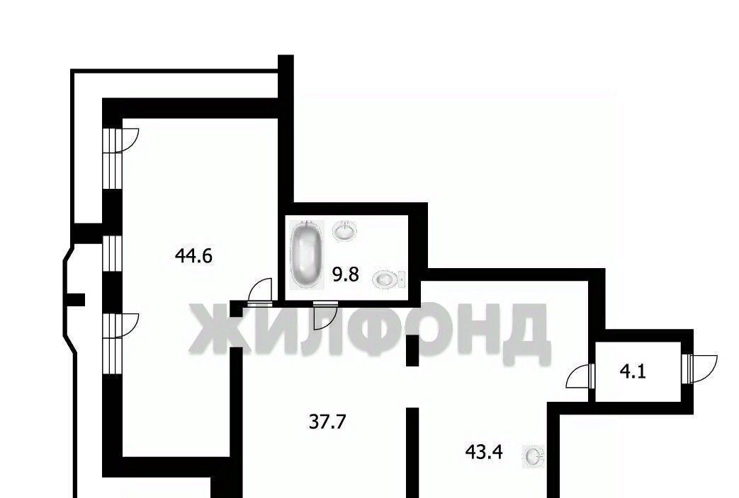квартира г Хабаровск р-н Центральный б-р Уссурийский 45 фото 38