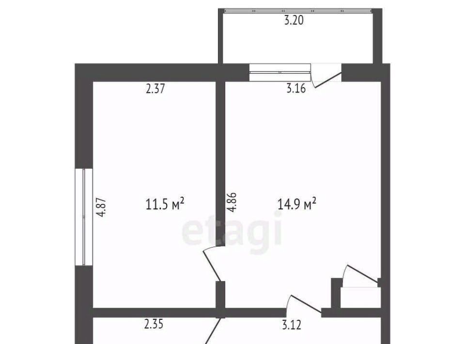 квартира г Калининград р-н Центральный ул Маршала Борзова 53 фото 2