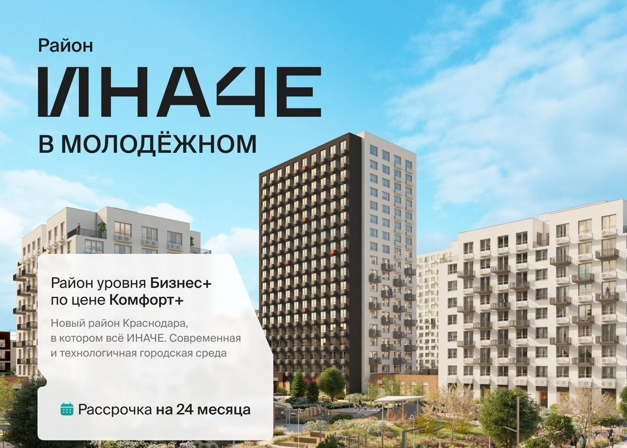 квартира г Краснодар р-н Прикубанский ул. Профессора Рудакова/Душистая/4-я Целиноградская, стр. 5 фото 7