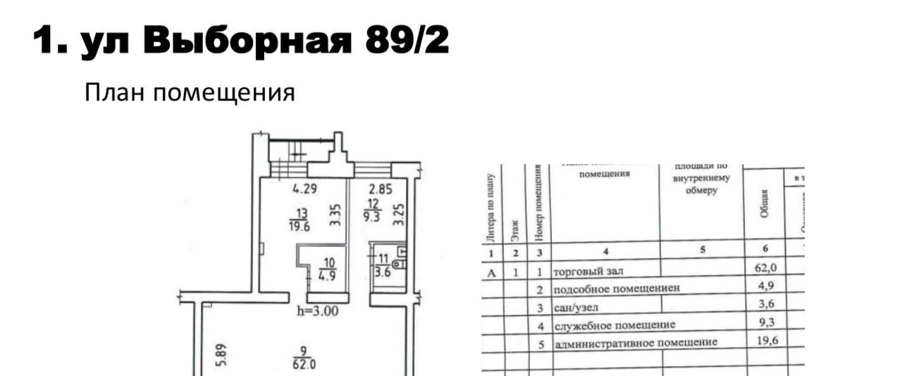 торговое помещение г Новосибирск Речной вокзал ул Выборная 89/2 фото 11