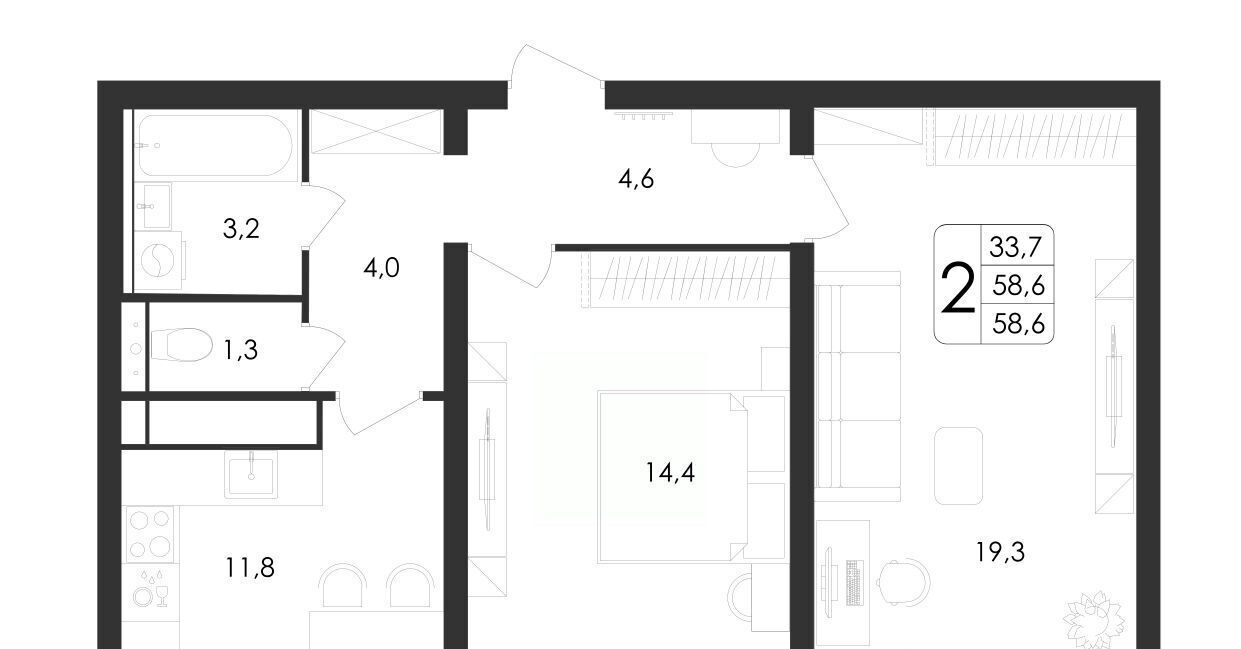 квартира г Воронеж р-н Центральный ул Загоровского 5/4 фото 1