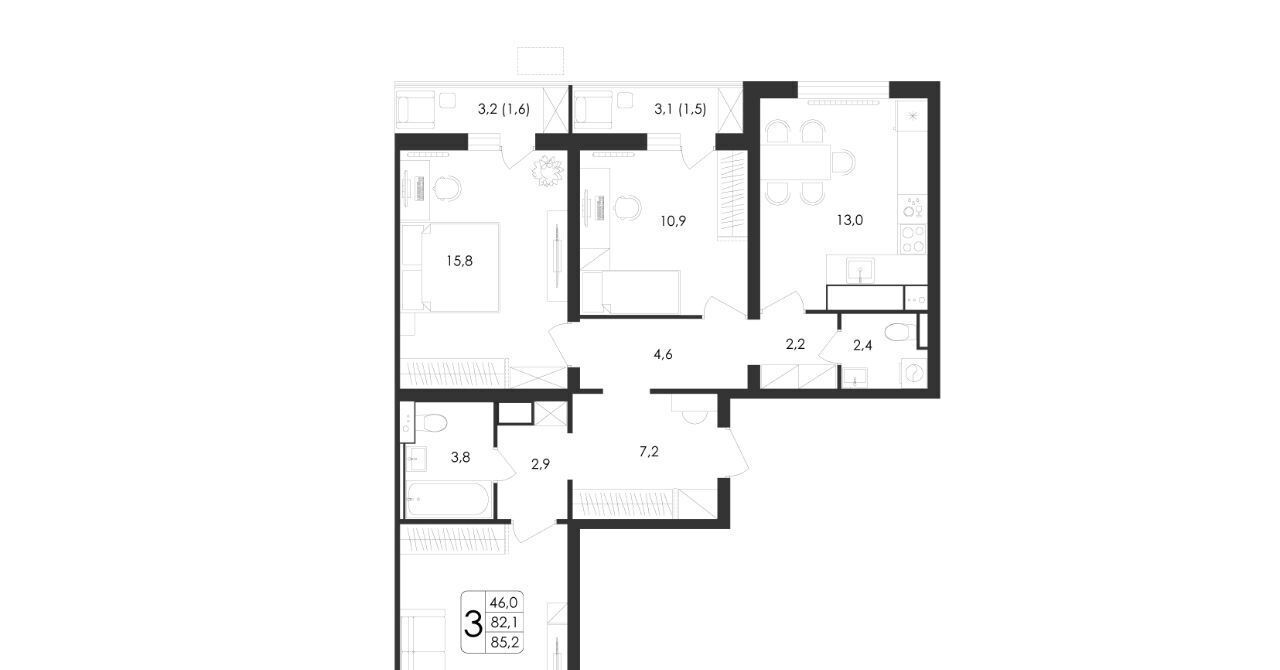 квартира г Воронеж р-н Центральный ул Загоровского 5/4 фото 1